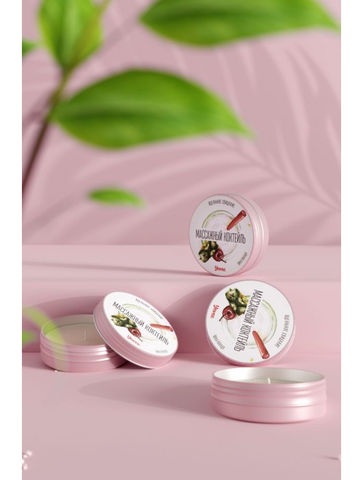 Массажная свеча «Массажный коктейль» с ароматом пина колады - 30 мл. - ToyFa - купить с доставкой в Махачкале