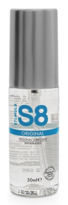 Универсальный лубрикант на водной осноdе S8 Original Lube - 50 мл. - Stimul8 - купить с доставкой в Махачкале