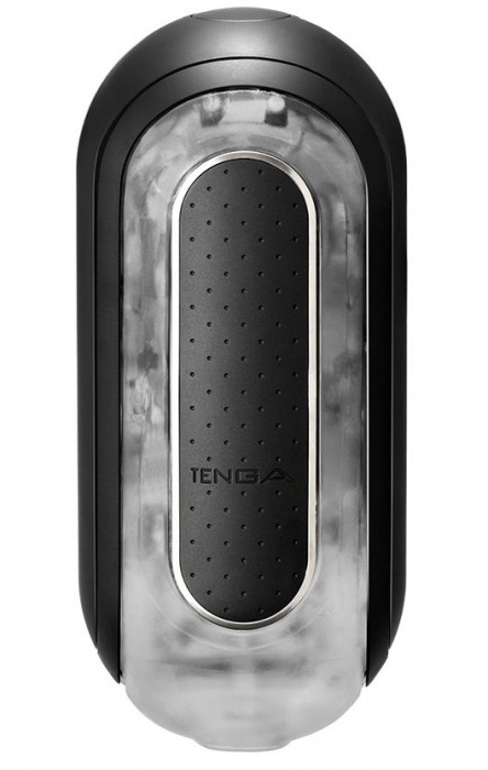 Черный мастурбатор Flip Zero с вибрацией - Tenga - в Махачкале купить с доставкой