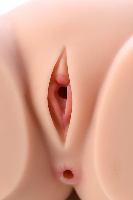 Мастурбатор-полуторс Cherry с вибрацией и двумя любовными тоннелями - KOKOS - в Махачкале купить с доставкой