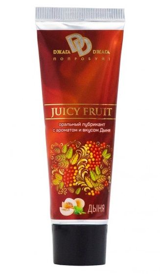 Интимный съедобный лубрикант JUICY FRUIT с ароматом дыни - 30 мл. - БиоМед - купить с доставкой в Махачкале