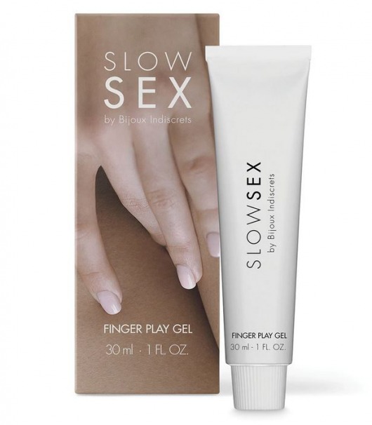 Гель для мастурбации с ароматом кокоса Slow Sex Finger Play Gel - 30 мл. - Bijoux Indiscrets - купить с доставкой в Махачкале