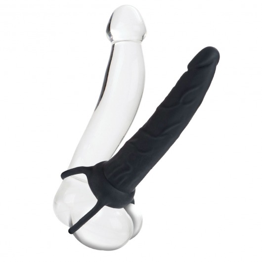 Насадка на пенис Silicone Love Rider Dual Penetrator для двойного проникновения - 14 см. - California Exotic Novelties - в Махачкале купить с доставкой