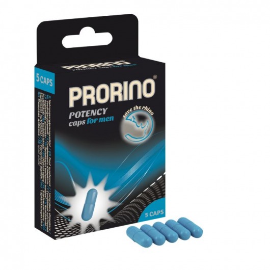 БАД для мужчин ero black line PRORINO Potency Caps for men - 5 капсул - Ero - купить с доставкой в Махачкале