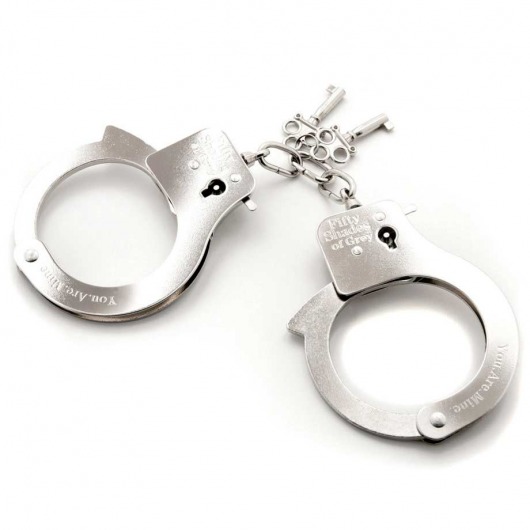 Металлические наручники Metal Handcuffs - Fifty Shades of Grey - купить с доставкой в Махачкале