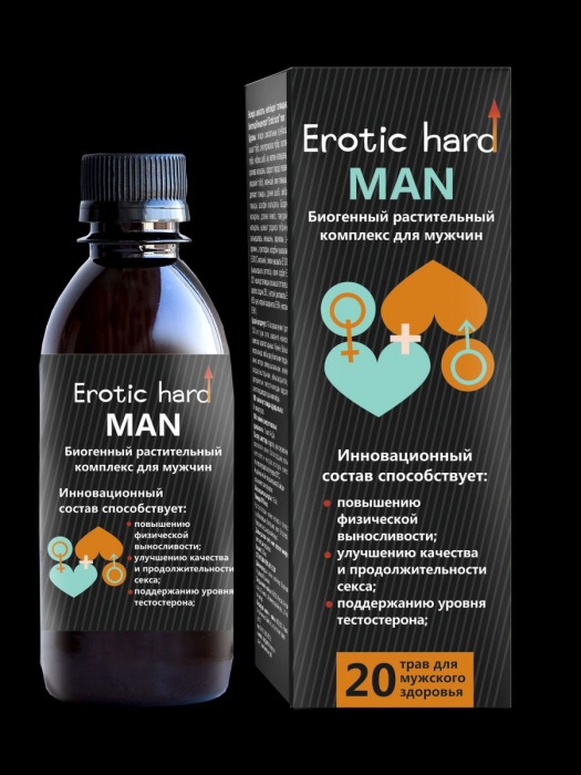 Мужской биогенный концентрат для усиления эрекции Erotic hard Man - 250 мл. - Erotic Hard - купить с доставкой в Махачкале