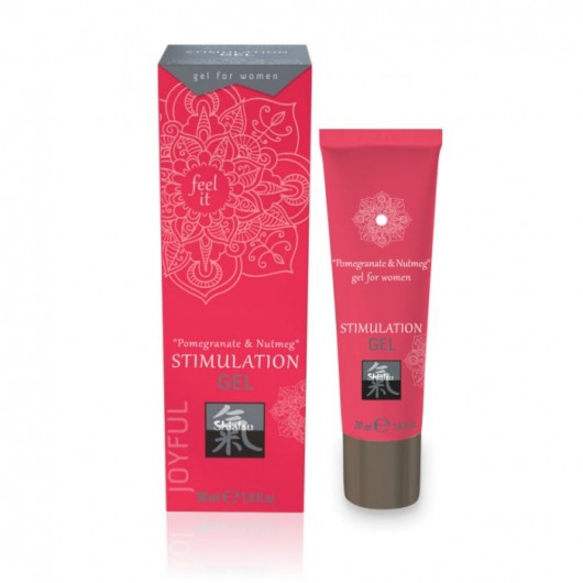 Возбуждающий интимный гель для двоих STIMULATION GEL Pomegranate   Nutmeg - 30 мл. - Shiatsu - купить с доставкой в Махачкале