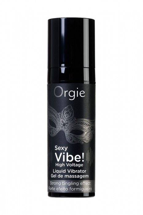 Гель для массажа ORGIE Sexy Vibe High Voltage с эффектом вибрации - 15 мл. - ORGIE - купить с доставкой в Махачкале
