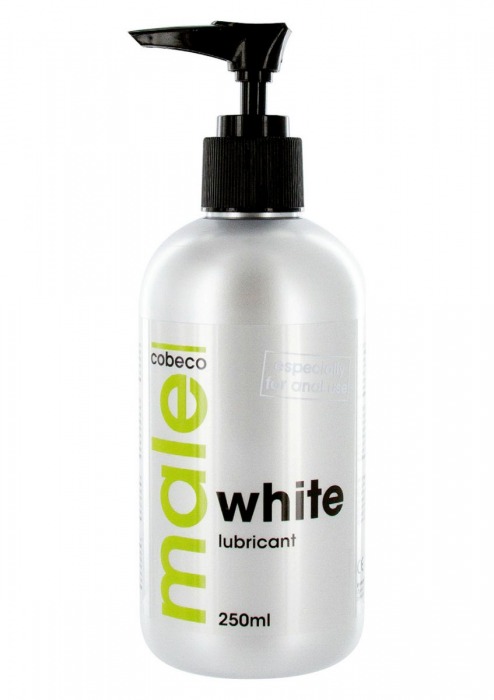 Анальная смазка на водной основе MALE Cobeco White Lubricant - 250 мл. - Cobeco - купить с доставкой в Махачкале
