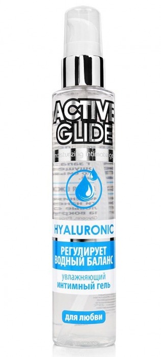 Увлажняющий интимный гель Active Glide Hyaluronic - 100 гр. - Биоритм - купить с доставкой в Махачкале