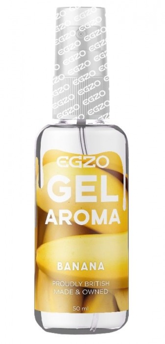 Интимный лубрикант EGZO AROMA с ароматом банана - 50 мл. - EGZO - купить с доставкой в Махачкале