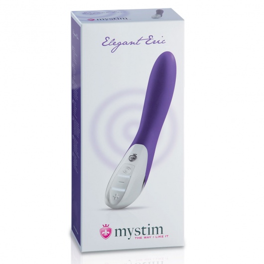 Фиолетовый вибратор Mystim Elegant Eric - 27 см. - MyStim