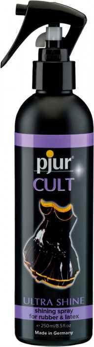 Спрей для ухода за одеждой из латекса pjur CULT Ultra Shine - 250 мл. - Pjur - купить с доставкой в Махачкале
