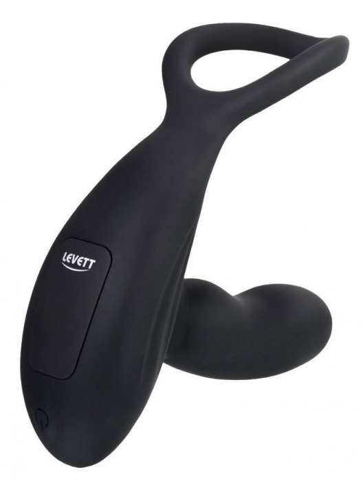 Черный стимулятор простаты Maud с вибрацией - Levett - в Махачкале купить с доставкой