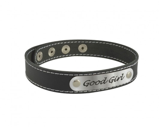 Чокер с белой строчкой Good Girl - Sitabella - купить с доставкой в Махачкале