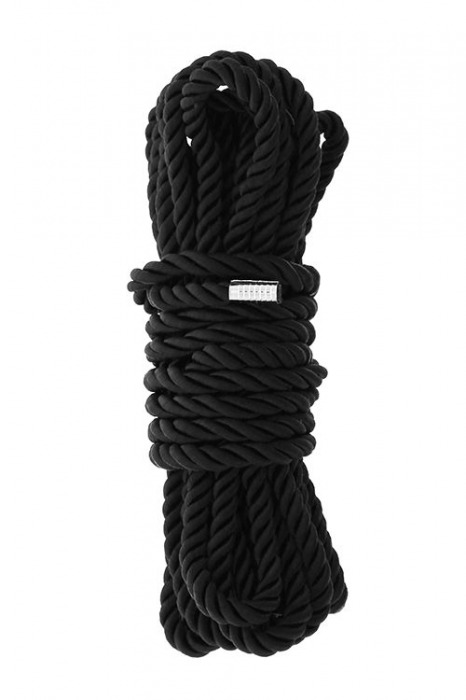 Черная веревка для шибари DELUXE BONDAGE ROPE - 5 м. - Dream Toys - купить с доставкой в Махачкале