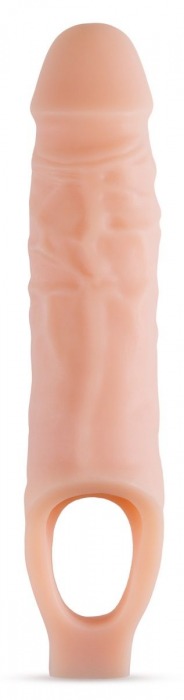 Телесный реалистичный фаллоудлинитель 9 Inch Silicone Cock Sheath Penis Extender - 22,86 см. - Blush Novelties - в Махачкале купить с доставкой