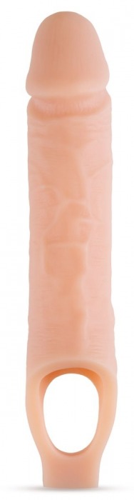 Телесный реалистичный фаллоудлинитель 10 Inch Silicone Cock Sheath Penis Extender - 25,4 см. - Blush Novelties - в Махачкале купить с доставкой