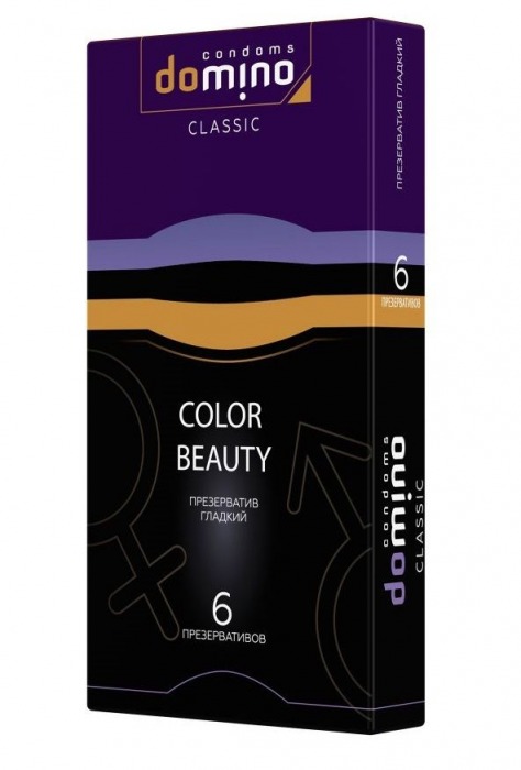 Разноцветные презервативы DOMINO Colour Beauty - 6 шт. - Domino - купить с доставкой в Махачкале