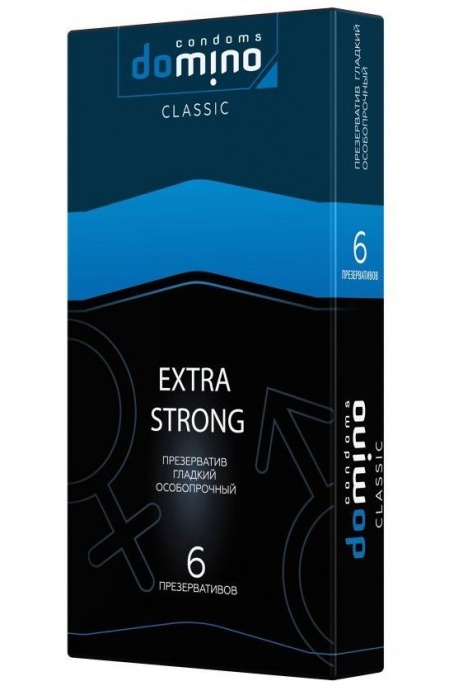 Суперпрочные презервативы DOMINO Extra Strong - 6 шт. - Domino - купить с доставкой в Махачкале