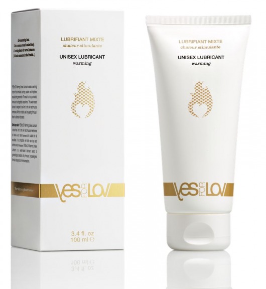 Лубрикант на водной основе с согревающим эффектом Warming Unisex Lubricant - 100 мл. - YESforLOV - купить с доставкой в Махачкале