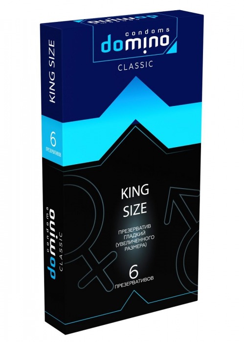 Презервативы увеличенного размера DOMINO Classic King size - 6 шт. - Domino - купить с доставкой в Махачкале