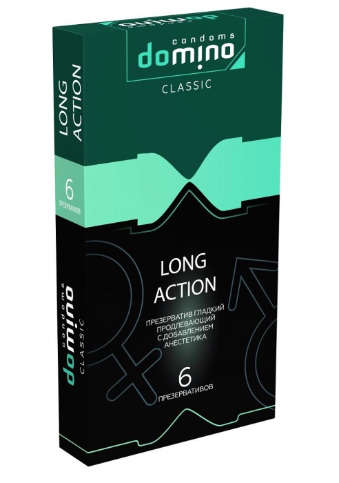 Презервативы с пролонгирующим эффектом DOMINO Classic Long action - 6 шт. - Domino - купить с доставкой в Махачкале