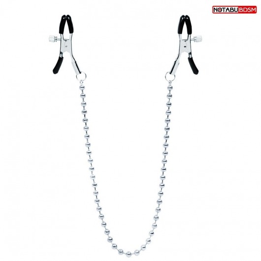 Оригинальные зажимы на соски с бусами - Notabu - купить с доставкой в Махачкале