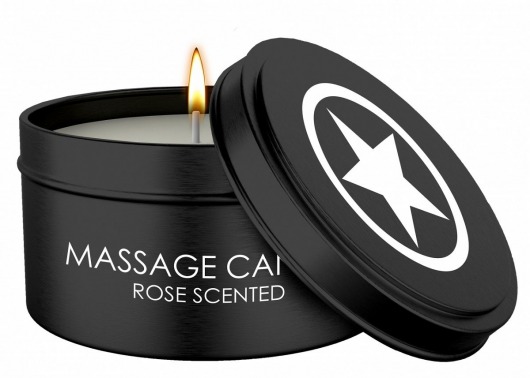 Массажная свеча с ароматом розы Massage Candle - Shots Media BV - купить с доставкой в Махачкале