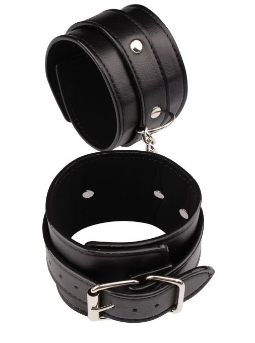 Черные оковы Classic Ankle Cuffs - Chisa - купить с доставкой в Махачкале