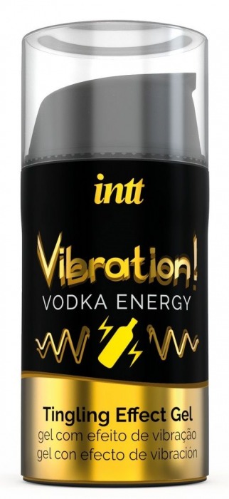 Жидкий интимный гель с эффектом вибрации Vibration! Vodka Energy - 15 мл. - INTT - купить с доставкой в Махачкале