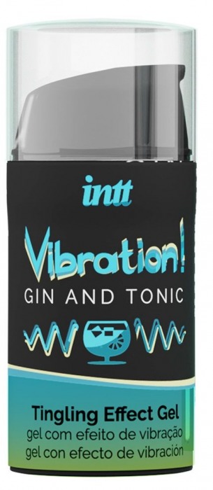 Жидкий интимный гель с эффектом вибрации Vibration! Gin   Tonic - 15 мл. - INTT - купить с доставкой в Махачкале