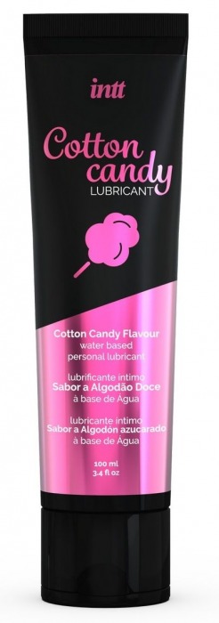 Интимный гель на водной основе Cotton Candy Lubricant - 100 мл. - INTT - купить с доставкой в Махачкале