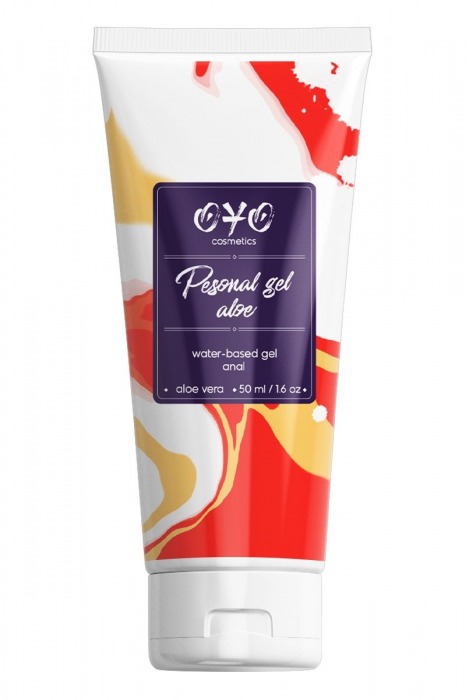 Анальная смазка на водной основе OYO Personal Gel Aloe - 50 мл. - OYO - купить с доставкой в Махачкале