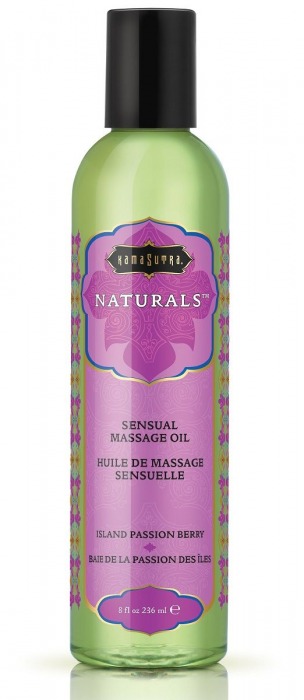 Массажное масло Naturals Island Passion Berry с ароматом тропических фруктов - 236 мл. - Kama Sutra - купить с доставкой в Махачкале