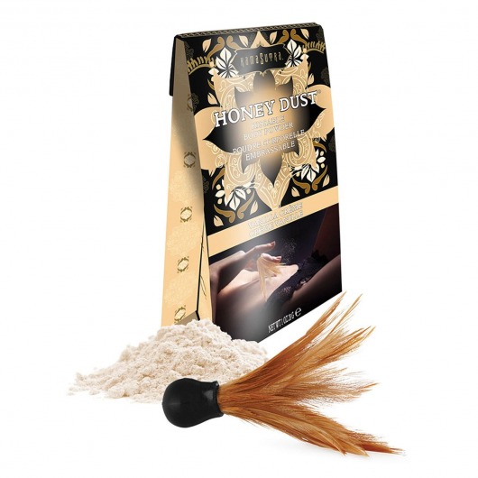 Пудра для тела Honey Dust Body Powder с ароматом ванили - 28 гр. - Kama Sutra - купить с доставкой в Махачкале