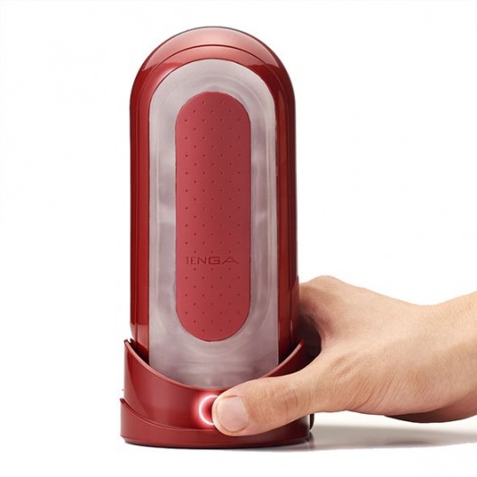 Красный мастурбатор Flip Zero Red   Warmer с подогревом - Tenga - в Махачкале купить с доставкой