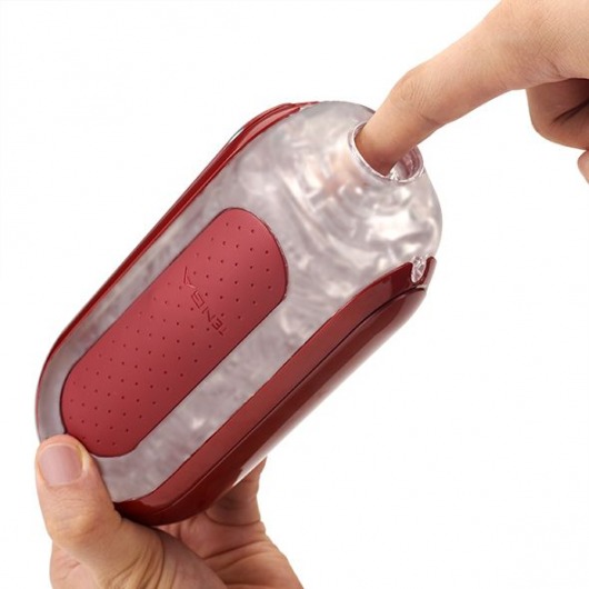 Красный мастурбатор Flip Zero Red   Warmer с подогревом - Tenga - в Махачкале купить с доставкой