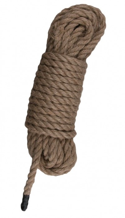 Пеньковая веревка для связывания Hemp Rope - 5 м. - Easy toys - купить с доставкой в Махачкале