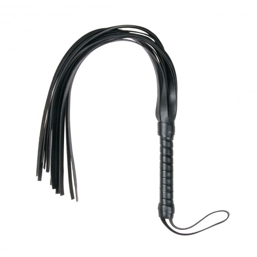 Черный флоггер Flogger Whip - 46 см. - Easy toys - купить с доставкой в Махачкале