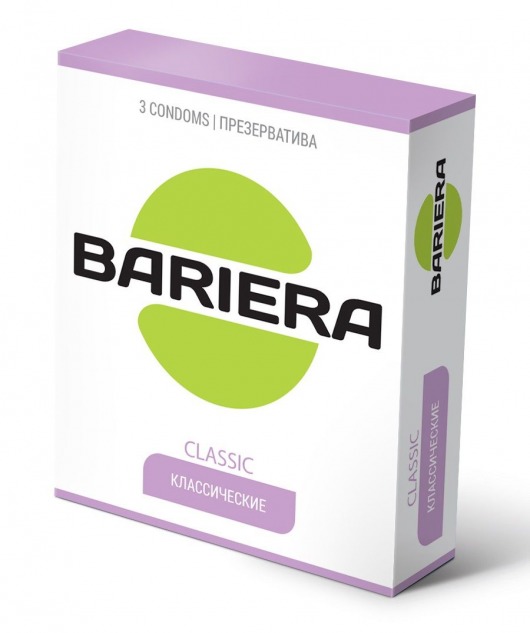 Классические презервативы Bariera Classic - 3 шт. - Bariera - купить с доставкой в Махачкале