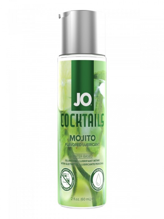 Вкусовой лубрикант на водной основе JO Cocktails Mojito - 60 мл. - System JO - купить с доставкой в Махачкале