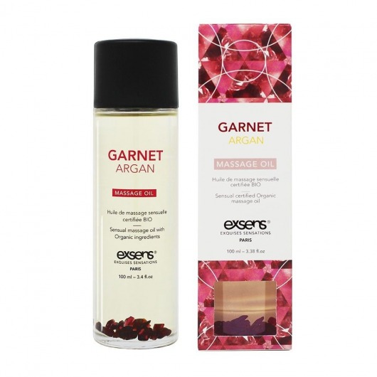 Органическое массажное масло GARNET ARGAN - 100 мл. - Exsens - купить с доставкой в Махачкале