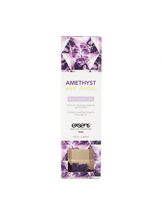 Органическое массажное масло AMETHYST SWEET ALMOND - 100 мл. - Exsens - купить с доставкой в Махачкале