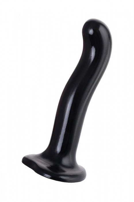 Черный стимулятор для пар P G-Spot Dildo Size L - 19 см. - Strap-on-me - в Махачкале купить с доставкой