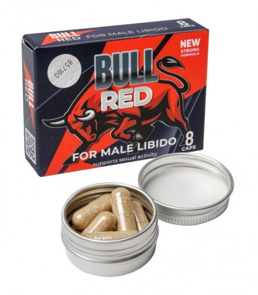 Пищевой концентрат для мужчин BULL RED - 8 капсул - Sitabella - купить с доставкой в Махачкале