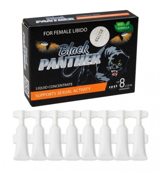 Пищевой концентрат для женщин BLACK PANTER - 8 монодоз (по 1,5 мл.) - Sitabella - купить с доставкой в Махачкале
