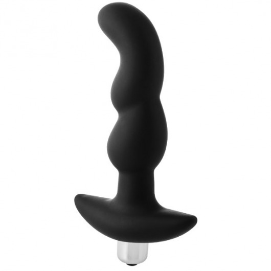 Черная вибропробка для простаты FantASStic Vibrating Prostate Plug - 14,5 см. - Dream Toys - в Махачкале купить с доставкой