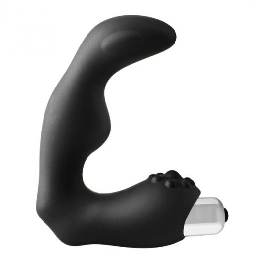 Черный вибромассажер простаты FantASStic Vibrating Prostate Massager - 11,3 см. - Dream Toys - в Махачкале купить с доставкой