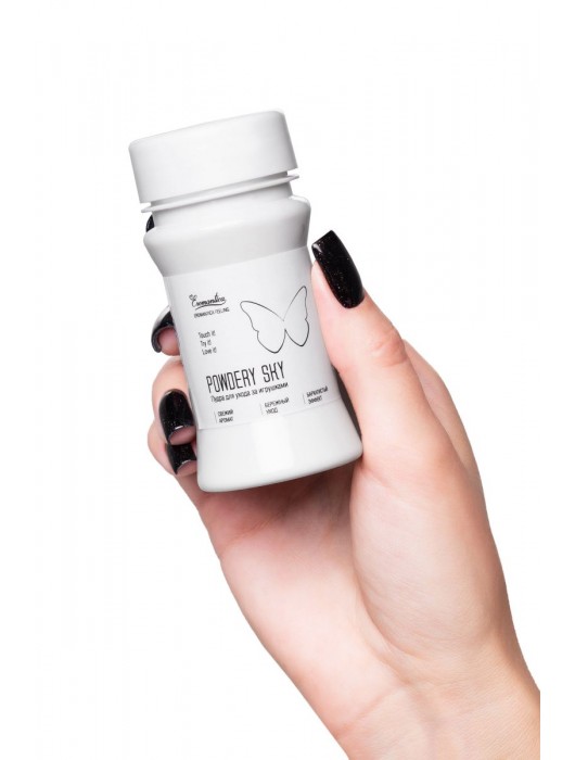 Пудра для ухода за игрушками Powdery Sky с ароматом мяты - 40 гр. - Eromantica - купить с доставкой в Махачкале